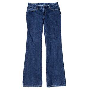 Sz.8*Ann Taylor LOFT-Curvy Boot Dark Blue Wash Jeans